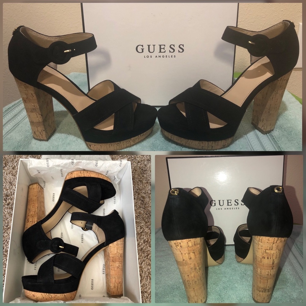 NOT SOLD- ‼️ NIB‼️ Stunning Suede Platform sandals